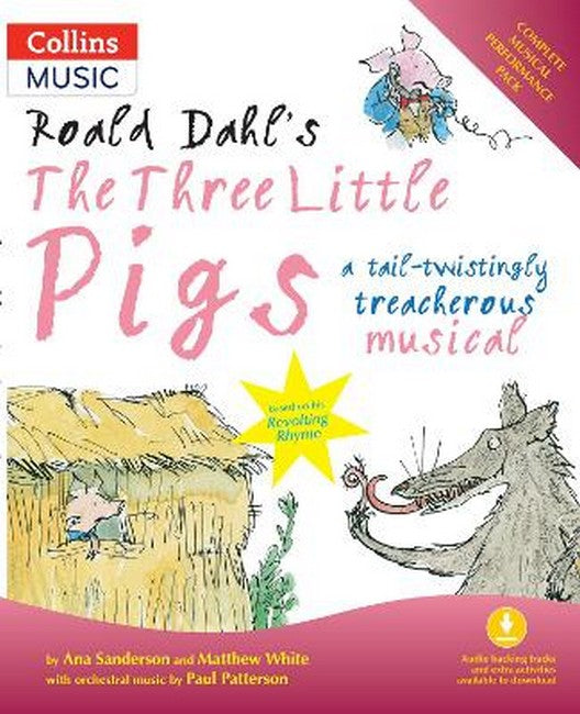 Roald Dahl's The Three Little Pigs (Book + Download)