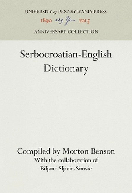 Serbocroatian-English Dictionary