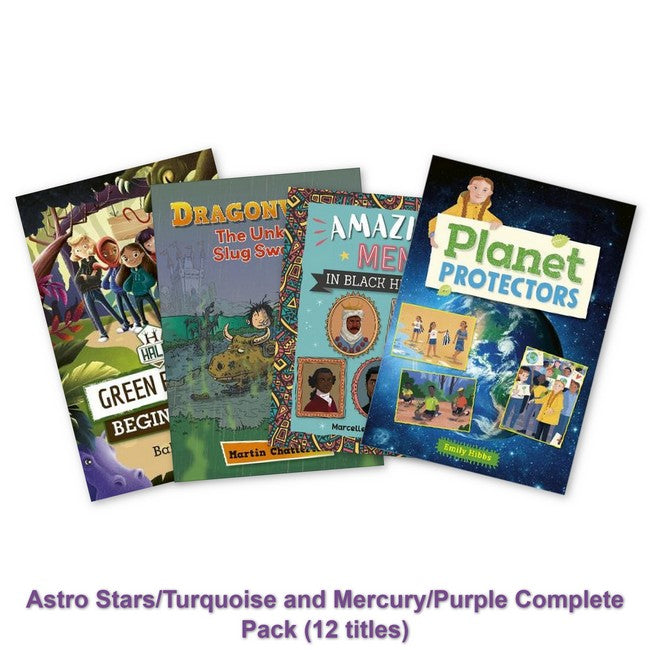 Astro Stars/Turquoise and Mercury/Purple Complete Pack