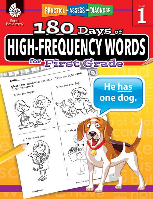 180 Days: High-Frequency Words for First Grade