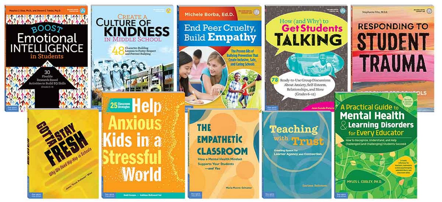 Mental Health Educator Resources Middle and High School 10-Book Set