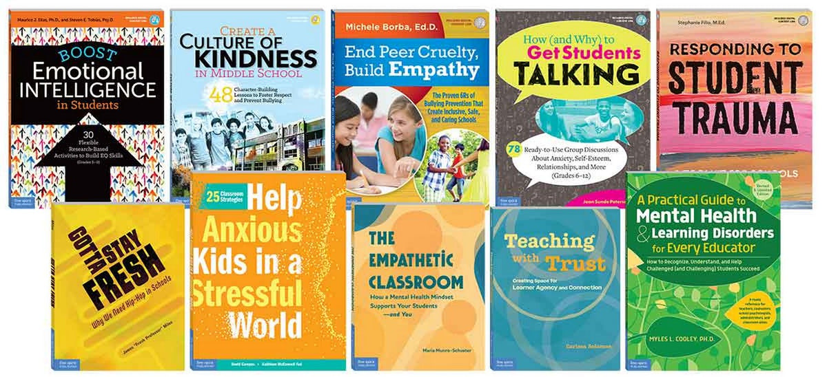 Mental Health Educator Resources Middle and High School 10-Book Set