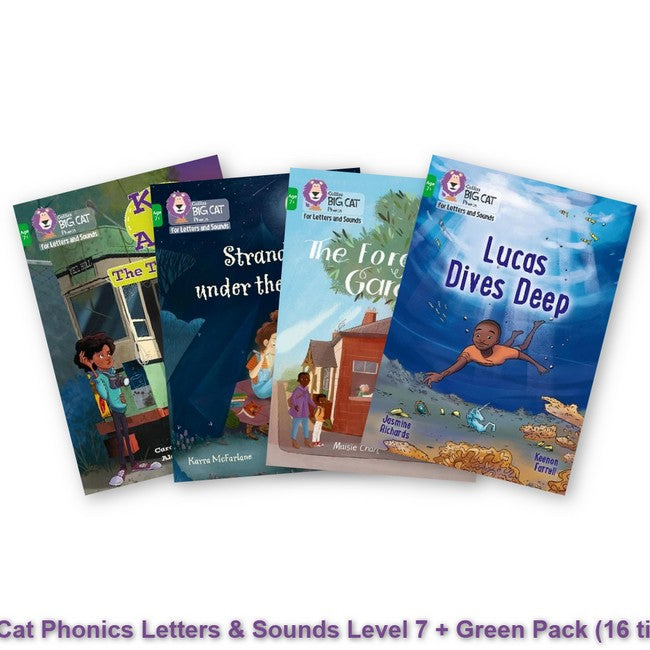 Big Cat Phonics Letters & Sounds Level 7 + Green Pack
