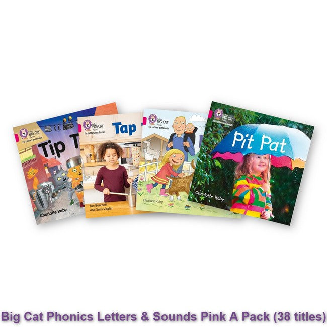 Big Cat Phonics Letters & Sounds Pink A Pack