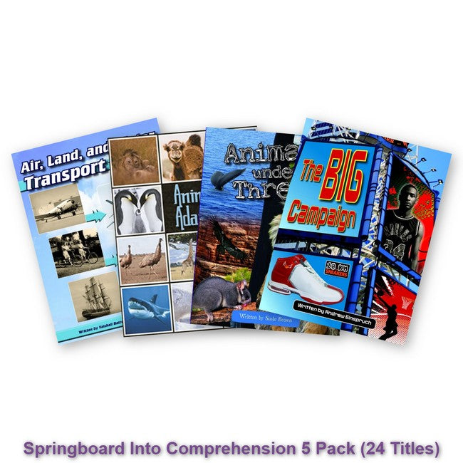 Springboard Into Comprehension 5 Pack