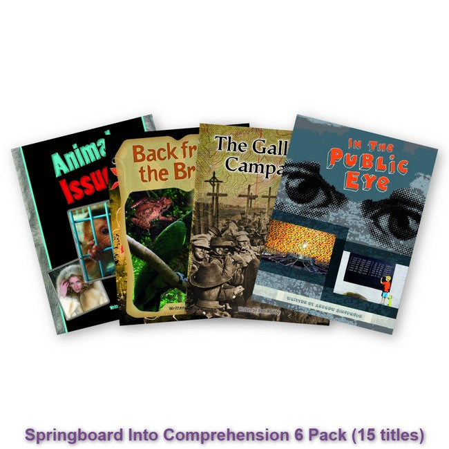 Springboard Into Comprehension 6 Pack