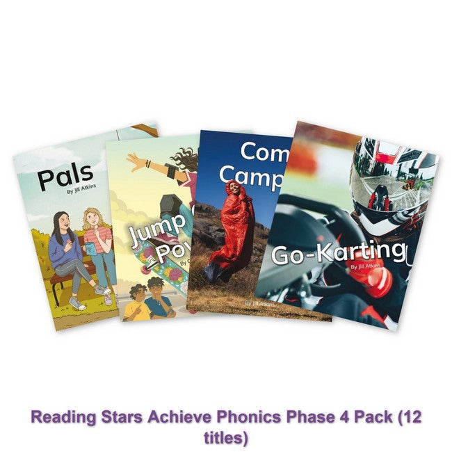 Reading Stars Achieve Phonics Phase 4 Pack