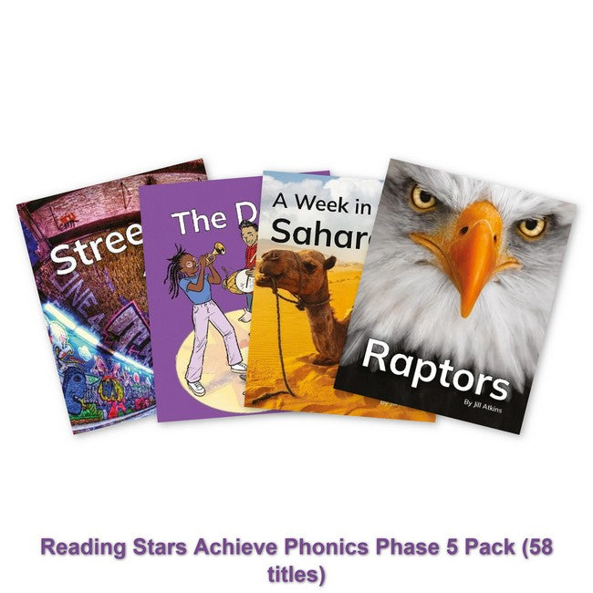 Reading Stars Achieve Phonics Phase 5 Pack