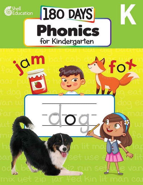 180 Days: Phonics for Kindergarten
