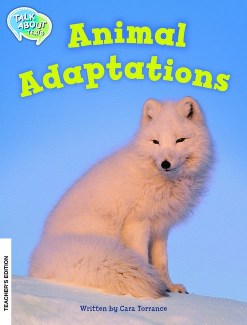 animal Adaptions Teachers Edition