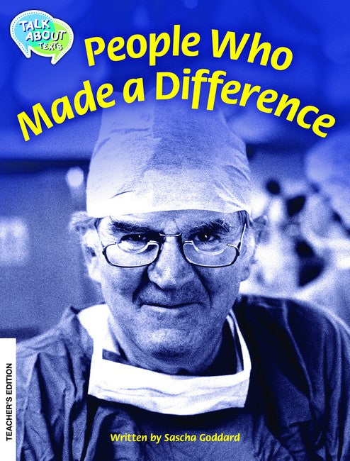People Who Made a Difference Teacher Edition
