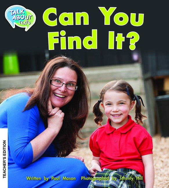 Can You Find It? Teacher Edition