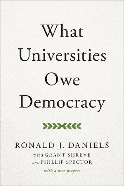What Universities Owe Democracy