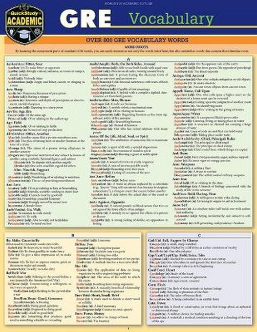 GRE Vocabulary