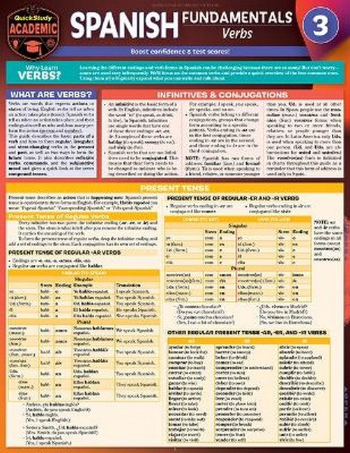 Spanish Fundamentals 3 - Verbs 2/e