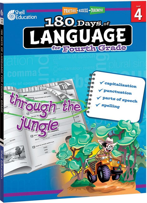 180 Days: Language for Fourth Grade