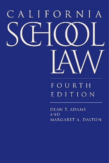 California School Law 4/e