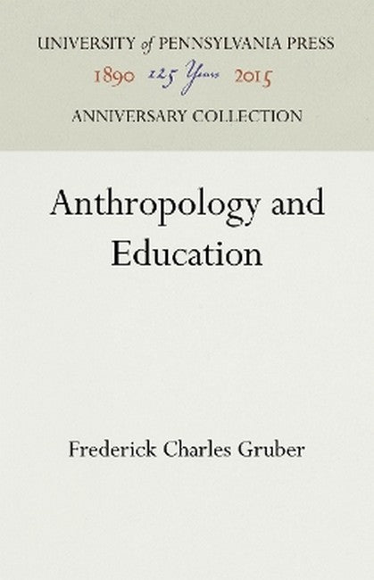 Anthropology and Education