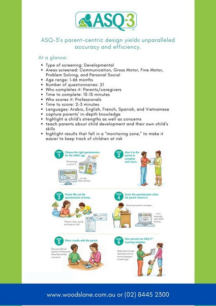 Ages & Stages Questionnaires (ASQ3) - French 3/e