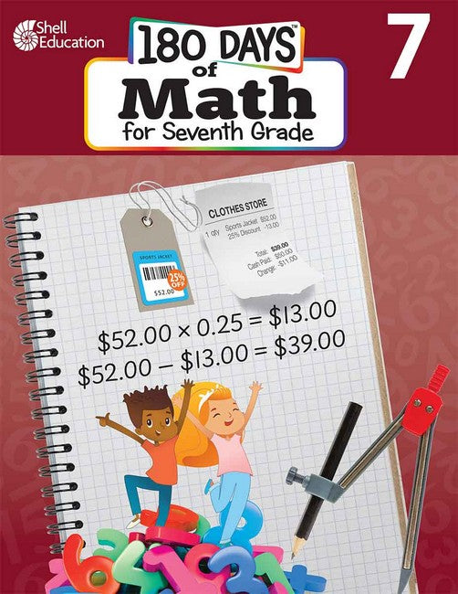 180 Days: Math for Seventh Grade