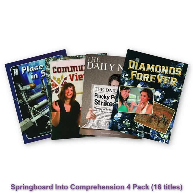 Springboard Into Comprehension 4 Pack