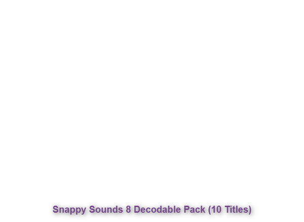 Snappy Sounds 8 Decodable Pack