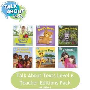 Talk About Texts Level 6 Pack (6 Teacher Edition titles)