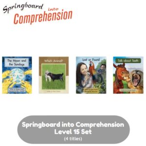 Springboard into Comprehension Level 15 Pack (4 titles)