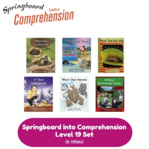 Springboard into Comprehension Level 19 Pack (6 titles)