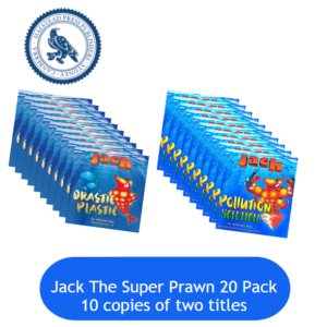 Jack the Super Prawn 20 Pack (10 copies of 2 titles)